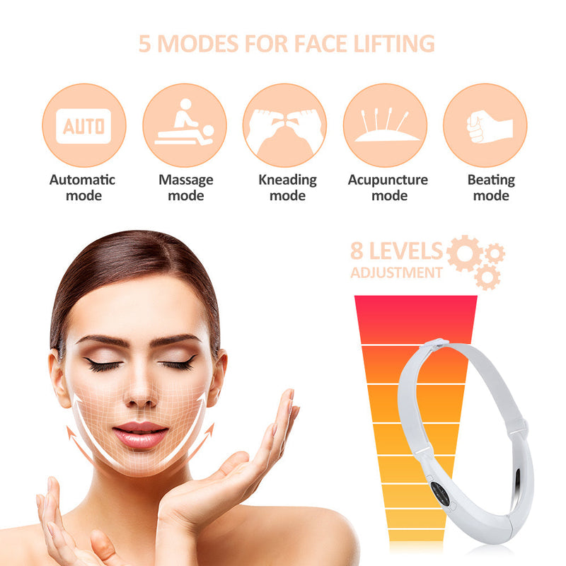 EMS FACE LIFT WITH LED THERAPY - SLIMMER FACE AND DOUBLE CHIN REMOVAL-State of Style