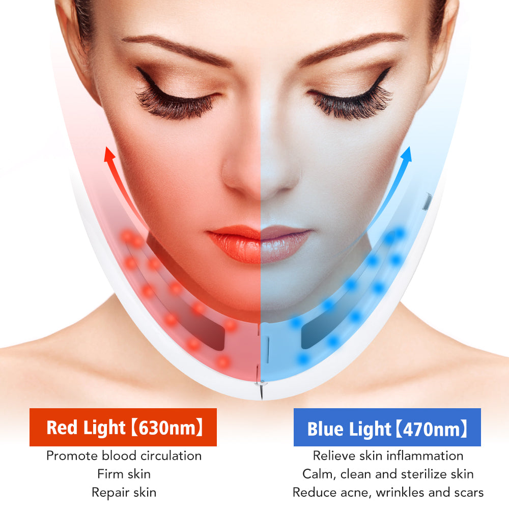 EMS FACE LIFT WITH LED THERAPY - SLIMMER FACE AND DOUBLE CHIN REMOVAL-State of Style