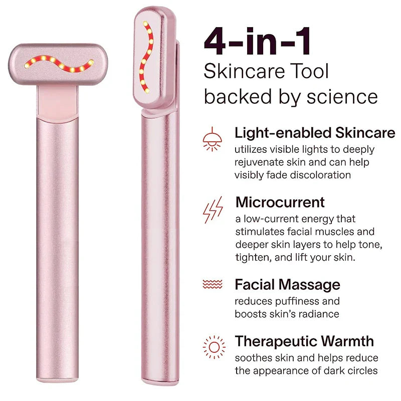 EMS Microcurrent Face Lifting Device - GlowMagic-Silver-State of Style
