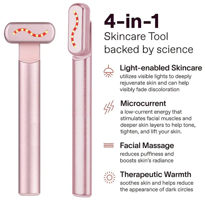 EMS Microcurrent Face Lifting Device - GlowMagic-Silver-State of Style