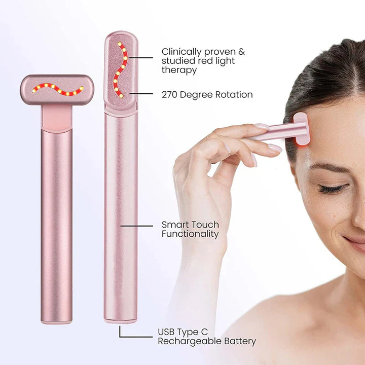 EMS Microcurrent Face Lifting Device - GlowMagic-Silver-State of Style