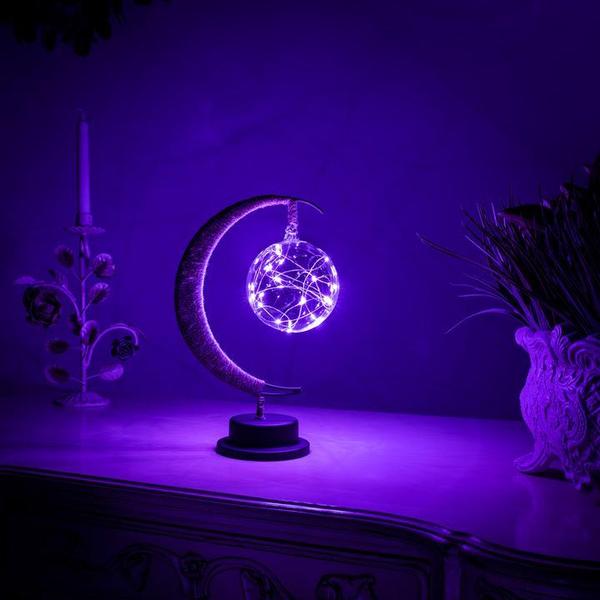 Enchanting Ambient Moonlight Lamp - LunaGlow-Soothing Purple-State of Style