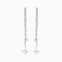 Enchanting Star Light Earrings - Astrid-Star Chain Earrings-State of Style