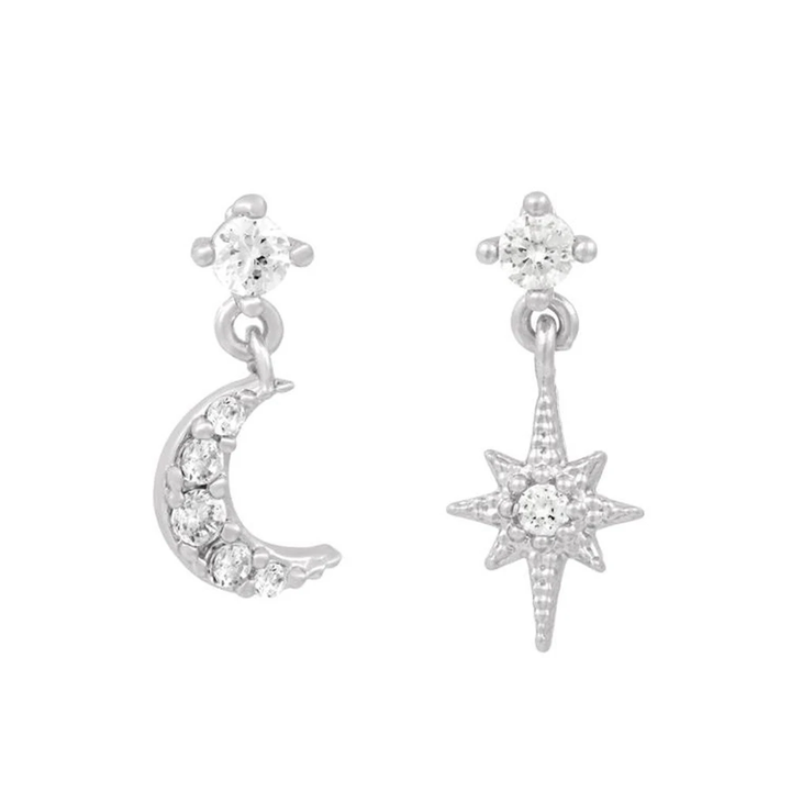 Enchanting Star Light Earrings - Astrid-Star Chain Earrings-State of Style