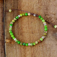 Energy Bracelet Jasper - Nyima-Green-17 cm-State of Style