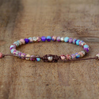 Energy Bracelet Jasper - Nyima-Purple-17 cm-State of Style