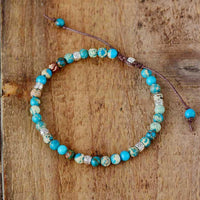 Energy Bracelet Jasper - Nyima-Turquoise-17 cm-State of Style