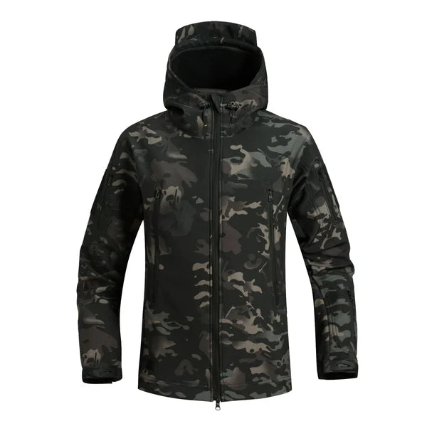 Engelbert Men's Softshell Military Jacket-Dark Fatigue-S-State of Style