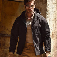 Engelbert Men's Softshell Military Jacket-Olive-S-State of Style