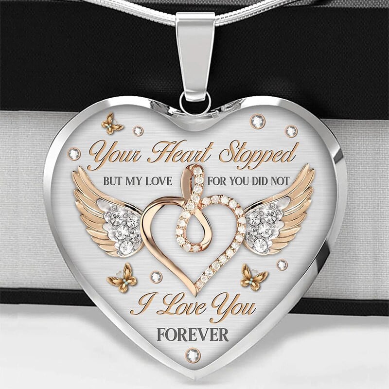 Engraved Heart Necklace – Sofie "Forever"-State of Style