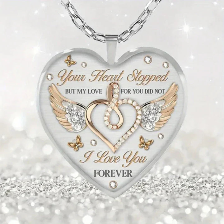 Engraved Heart Necklace – Sofie "Forever"-State of Style