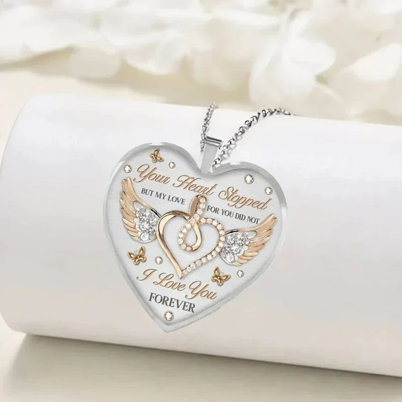 Engraved Heart Necklace – Sofie "Forever"-State of Style