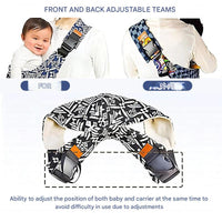 Ergonomic Adjustable Carrier - SnuggleRide-Black bonsai-State of Style