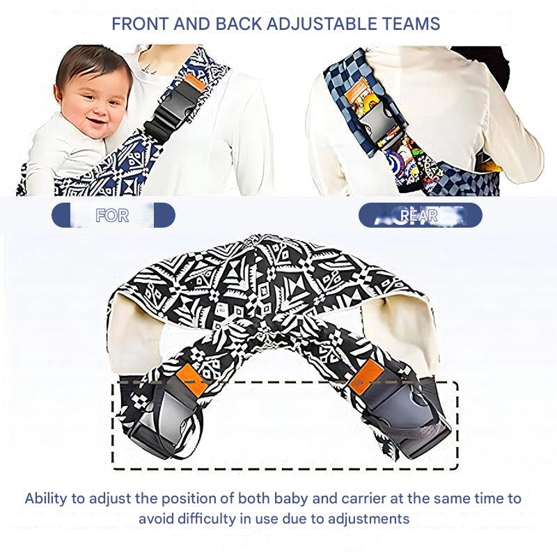 Ergonomic Adjustable Carrier - SnuggleRide-Black bonsai-State of Style