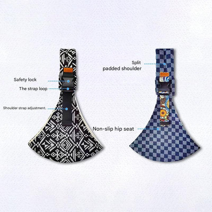 Ergonomic Adjustable Carrier - SnuggleRide-Black bonsai-State of Style