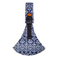 Ergonomic and Comfortable Baby Carrier - CarryEase-White Blue print-State of Style