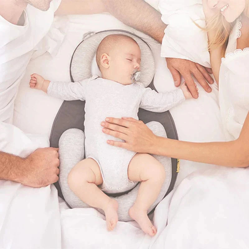 Ergonomic Baby Pillow – CosiNest-Gray-State of Style
