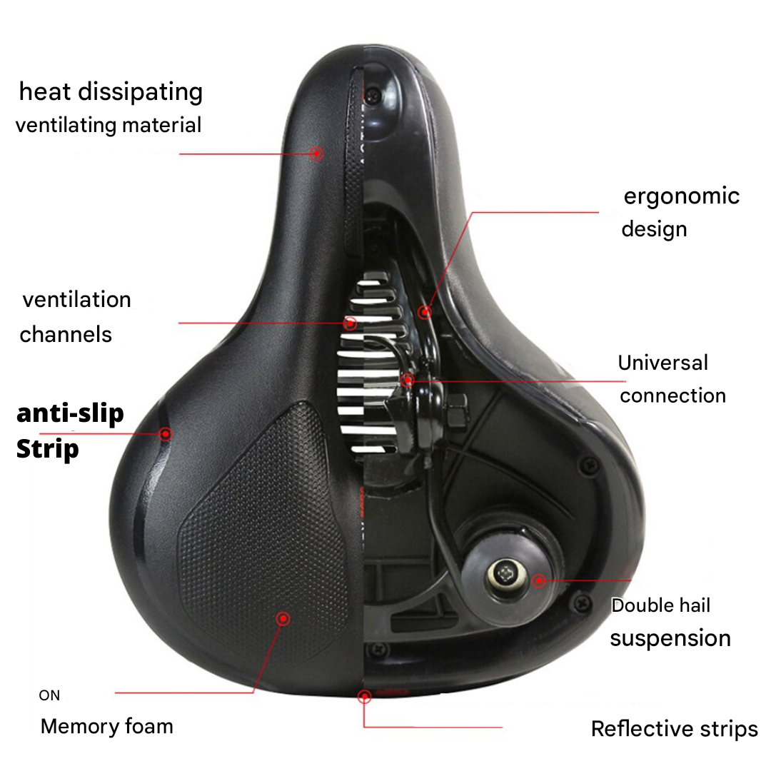 Ergonomic Bicycle Saddle - RideEase-State of Style
