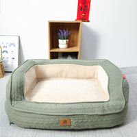 Ergonomic Dog Bed - LuxeDream-Green-XL (66X55X24cm)-State of Style
