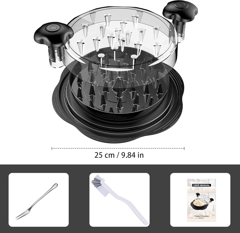 Ergonomic Meat Shredder-Black-State of Style