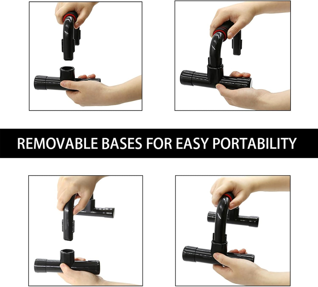 Ergonomic Push-Up Bars with Non-Slip Base-State of Style