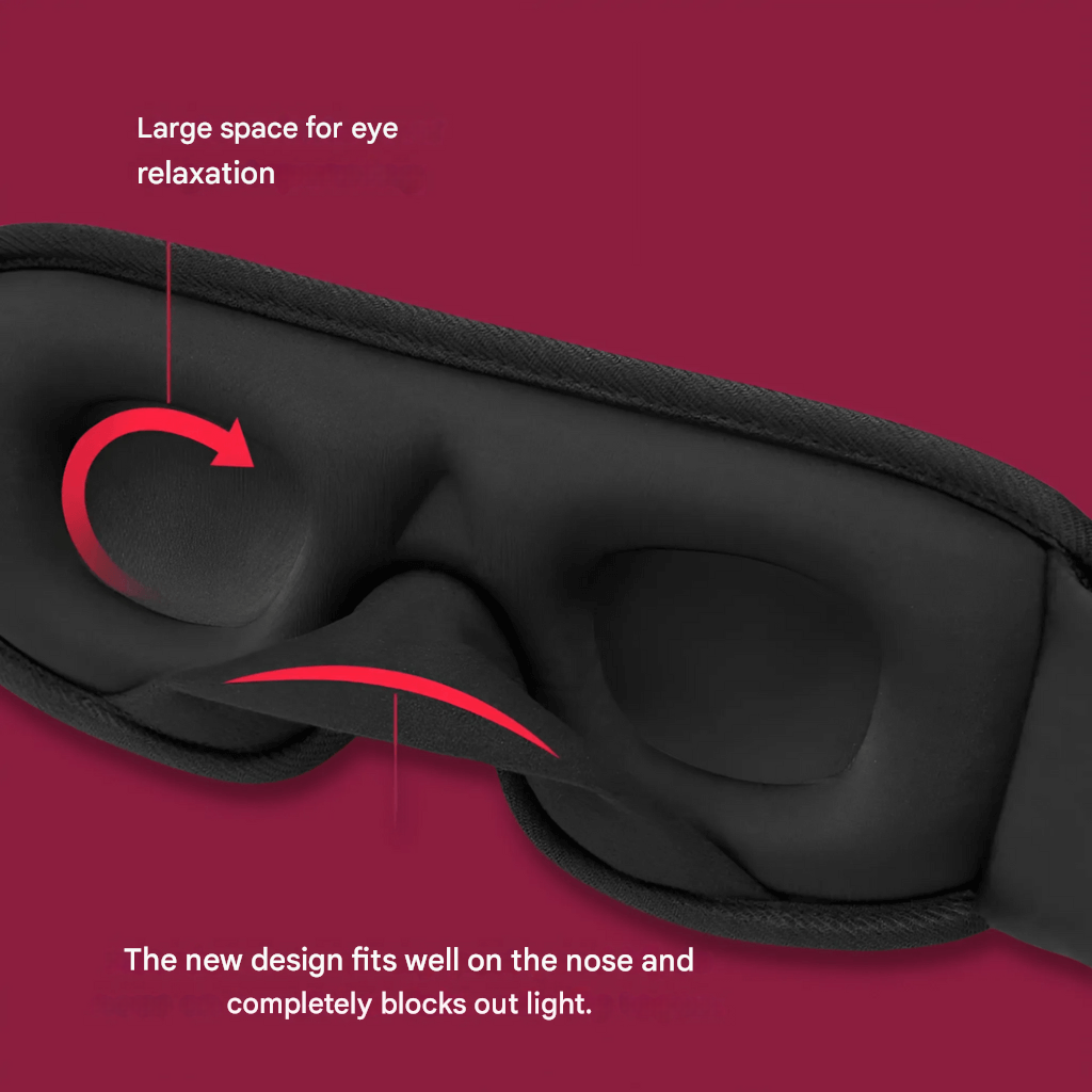 Ergonomic Sleep Mask - DreamShield-Black-State of Style