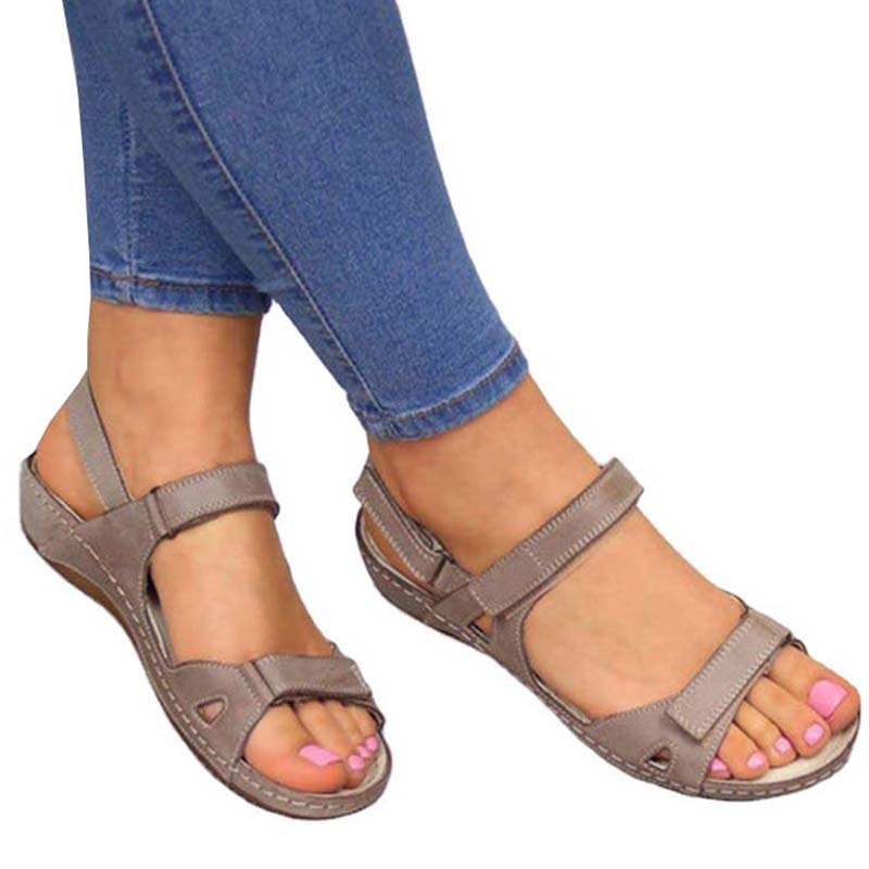Ergonomic Summer Sandals – Supportive & Breathable Footwear-Grey Shoes-4.5-State of Style