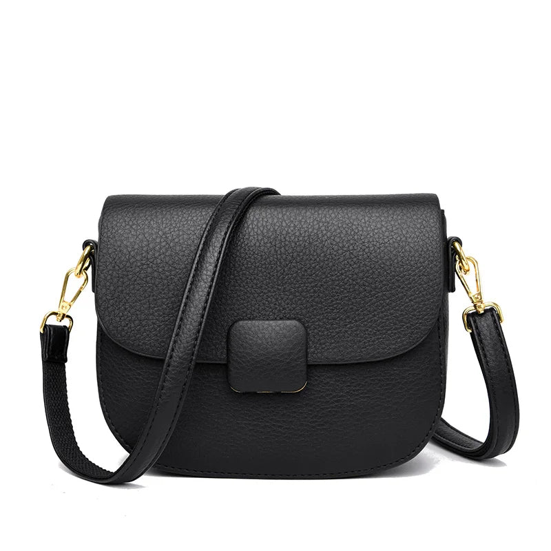 Erika Traditional Bag – Premium Leather Travel Shoulder Bag-Black-State of Style