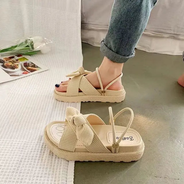 Espadrille Sandals with Wrap Straps - Sienna-Beige-3.0-State of Style