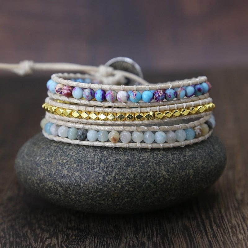 Essential Jasper Wrap Bracelet - Amarilis-State of Style