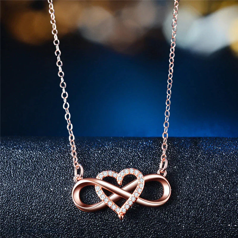 Eternal Connection Necklace - SoulBond-Rose Gold-State of Style