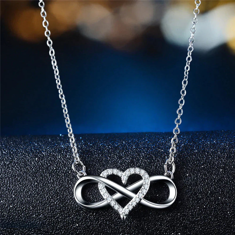 Eternal Connection Necklace - SoulBond-Silver-State of Style