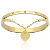 Eternal Love Bangle | Elegant Women's Jewellery-Gold-State of Style