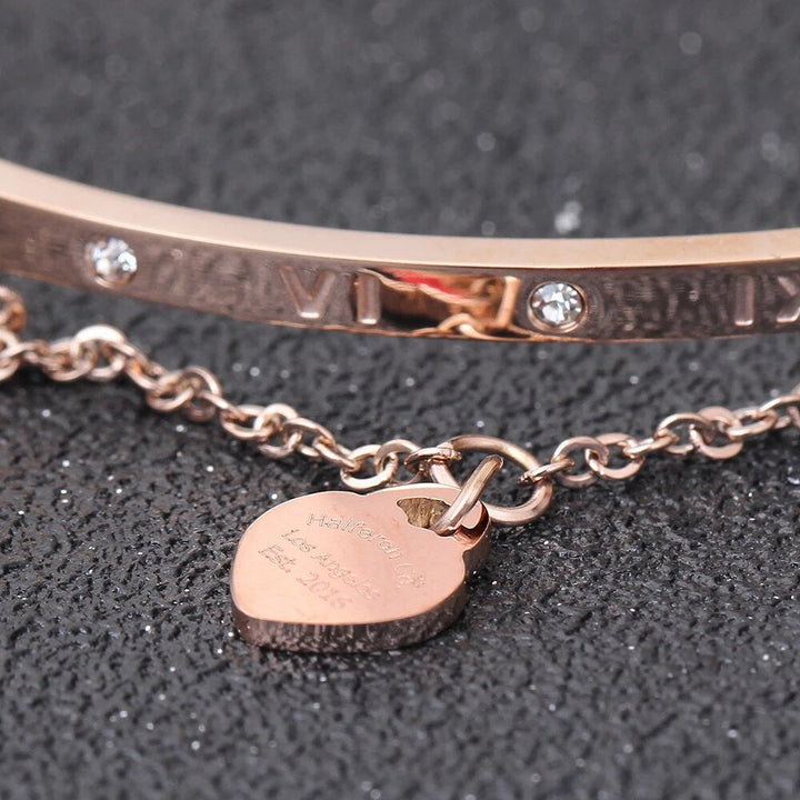 Eternal Love Bangle | Elegant Women's Jewellery-Silver-State of Style