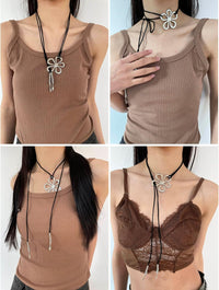 Ethnic Style Flower Necklace | Bohemian Floral Pendant-State of Style