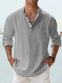 Eugene – Casual Comfort Shirt-Grey-M-State of Style