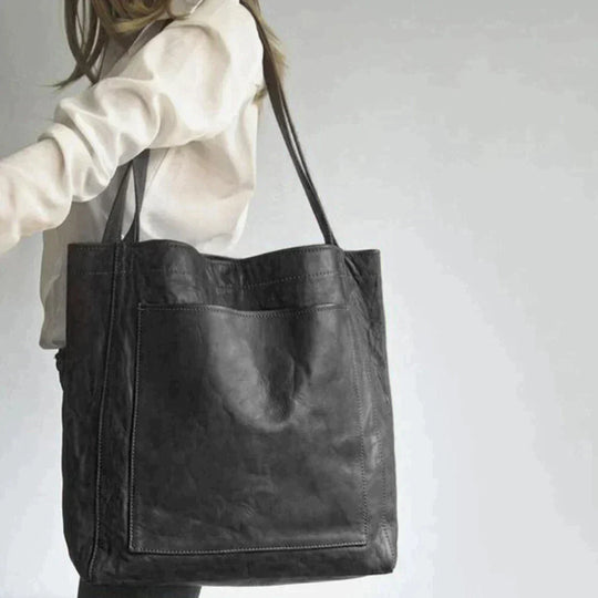 Eva | Luxury Leather Handbag-Brown-State of Style