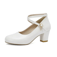 Eva - Orthopedische Klassieke Zwarte Pumps-Zwart-34-State of Style