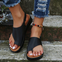 Eva - Orthopedische Zwarte Elegante Sandalen-Zwart-34-State of Style