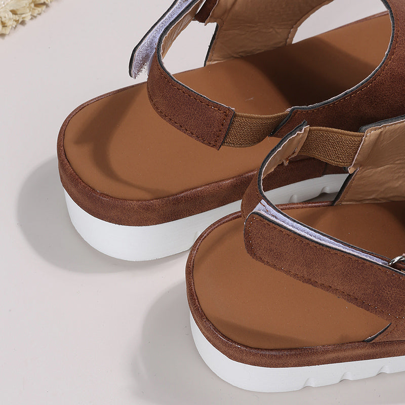 Eva - Orthopedische Zwarte Elegante Sandalen-Zwart-34-State of Style