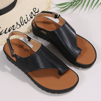 Eva - Orthopedische Zwarte Elegante Sandalen-Zwart-34-State of Style