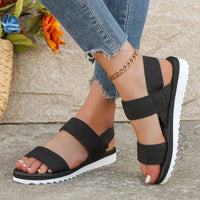 Eva - Orthopedische Zwarte Mode Sandalen-36-State of Style