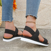 Eva - Orthopedische Zwarte Mode Sandalen-36-State of Style
