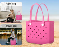 Washable EVA Beach Tote Bag with Vent Holes