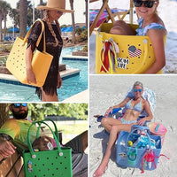Washable EVA Beach Tote Bag with Vent Holes