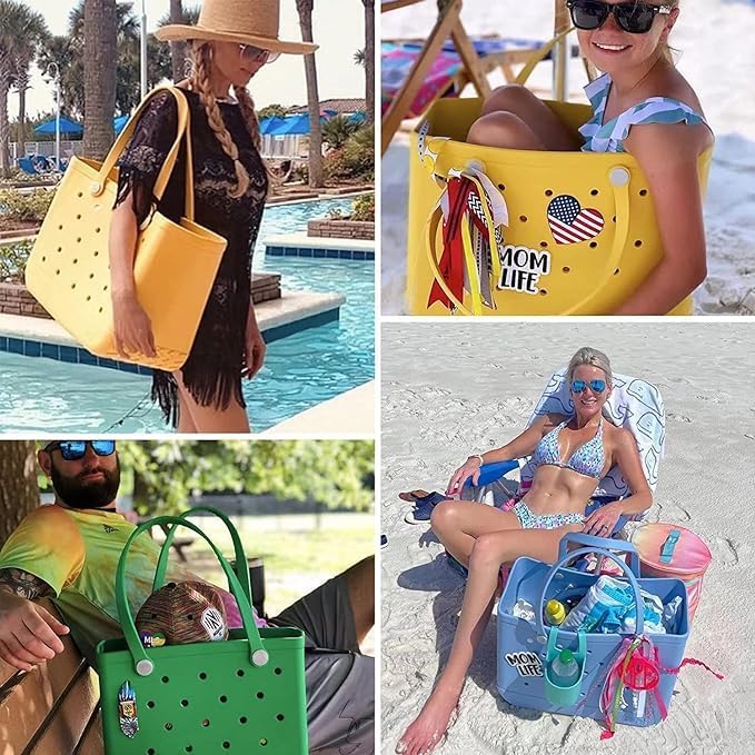 Washable EVA Beach Tote Bag with Vent Holes