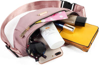 Lightweight Nylon Waist Pack with Adjustable Strap and Triple Pockets – 1+1 FREE
