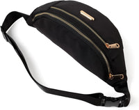 Lightweight Nylon Waist Pack with Adjustable Strap and Triple Pockets – 1+1 FREE