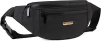 Lightweight Nylon Waist Pack with Adjustable Strap and Triple Pockets – 1+1 FREE