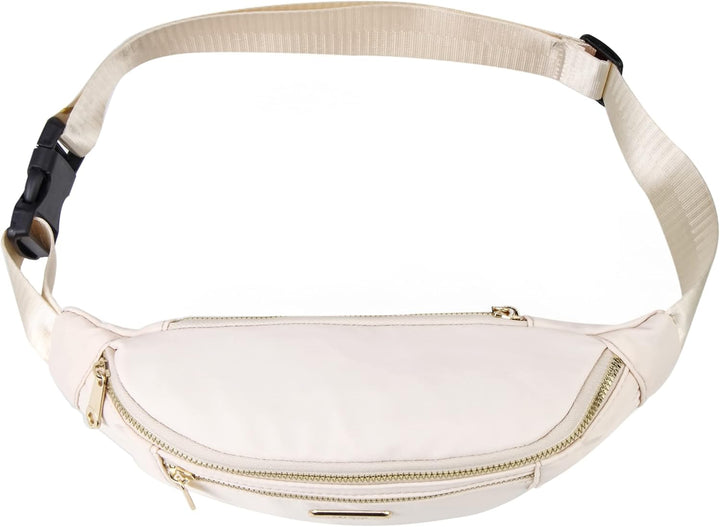 Lightweight Nylon Waist Pack with Adjustable Strap and Triple Pockets – 1+1 FREE